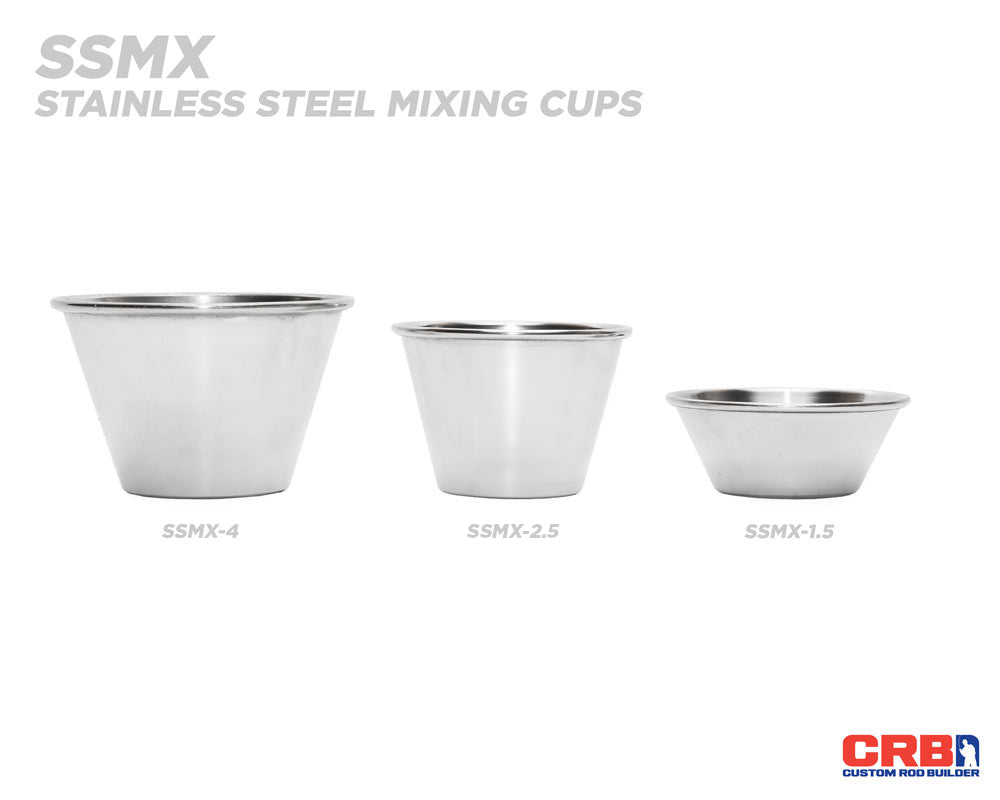 Stainless Steel Mixing Cups - SSMX 2.5 oz.