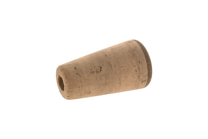 Straight Tapered Cork Split-Grip Fighting Butt with Flat Round End