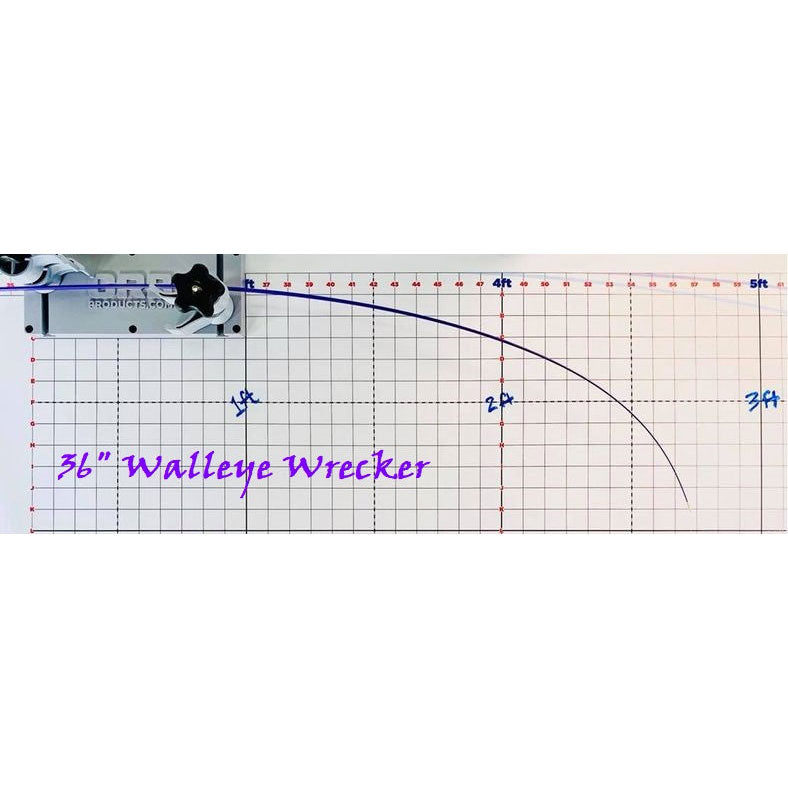 V-Line 36" Walleye Wrecker Ice Rod Blank