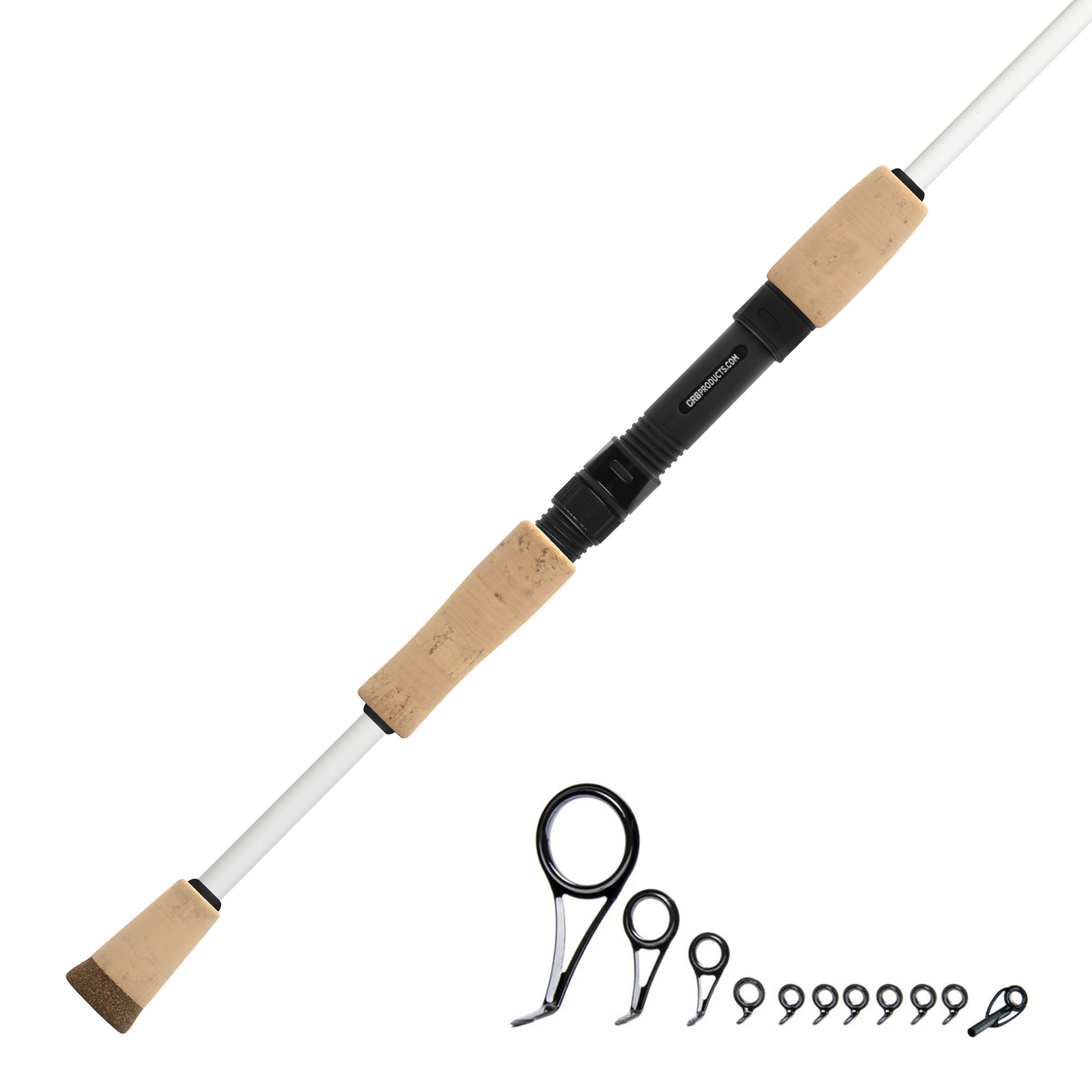 Matzuo Spin Combo 2 Piece Fishing Rod Medium 6 - Split Grip Cork